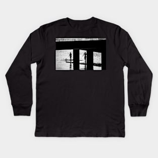 "The Swimmers" Kids Long Sleeve T-Shirt